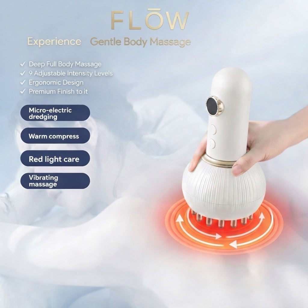 Electric Lymphatic Drainage Massager, Handheld Body Sculpting Tool